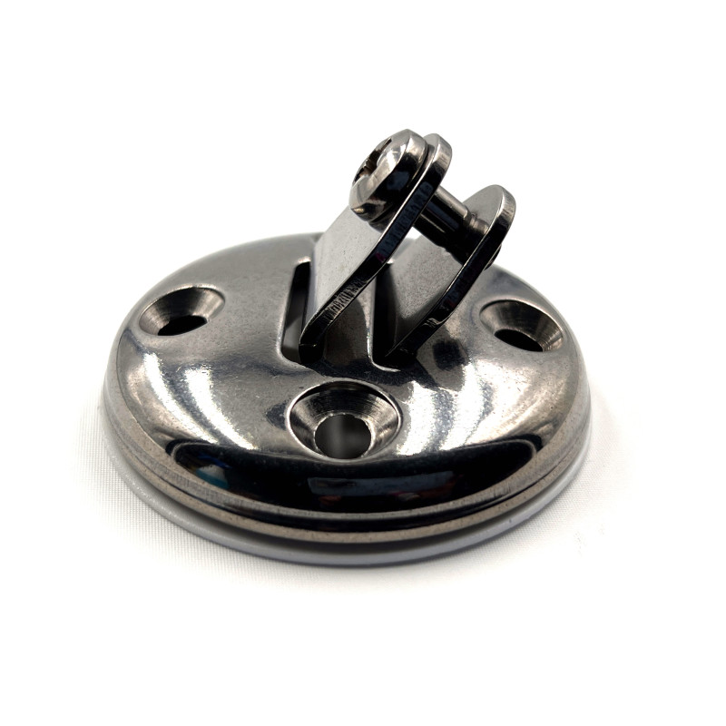 Fixation de pont inox ronde 4 trous