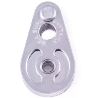 Poulie inox avec réa laiton 25 mm