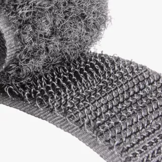 Velcro à coudre noir - 25 mm