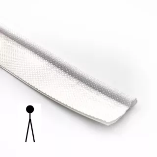 Bande de ralingue PVC blanche