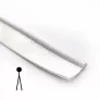 Bande de ralingue PVC blanche
