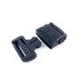 Boucle clips 40 mm noir