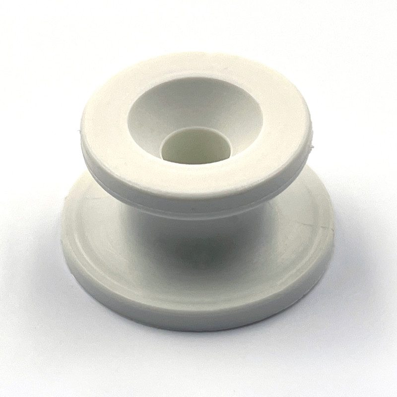 Bouton de taud plastique XL blanc