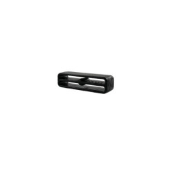 Passant plastique double noir