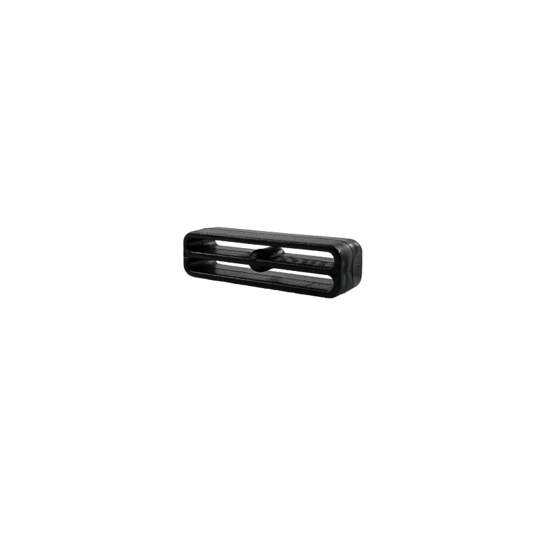 Passant plastique double noir