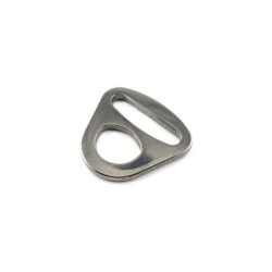 Triangle barré inox 45 mm