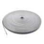 Sangle enduite 20 mm gris chromé