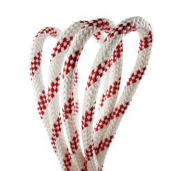 Equinoxe Ø10 blanc fil rouge