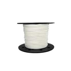 Mini bobine - Cordelette nylon blanche Ø 1