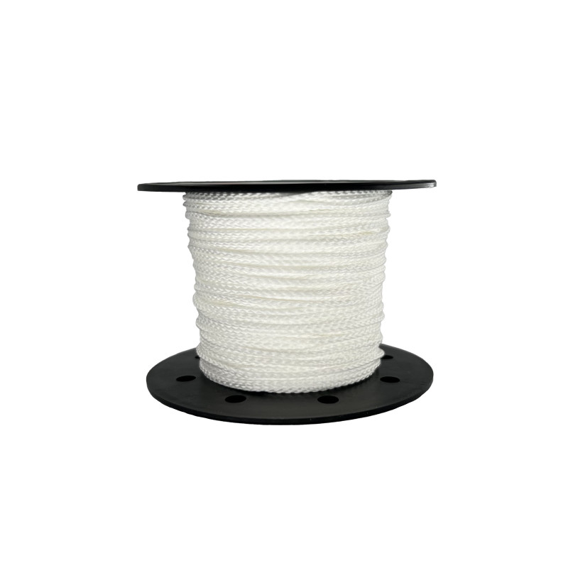 Mini bobine - Cordelette nylon blanche Ø 1